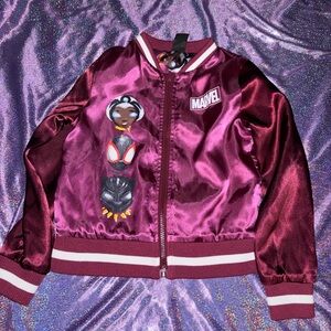 Girls Marvel Bomber Jacket